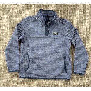 LL Bean Airlight Knit Pullover Sweatshirt Snap Jacket Womens Size S Pet